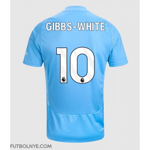 Camiseta Nottingham Forest Morgan Gibbs-White #10 Tercera Equipación 2024-25 manga corta